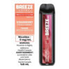 NICOTINE FREE BREEZE PRO STRAWBERRY PEACH MINT ZERO NIC DISPOSABLE VAPE TORONTO, BURLINGTON, LAKE SHORE, MIMICO, STOCKYARD