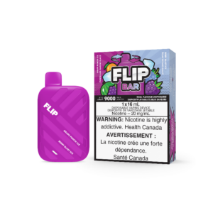 2 IN 1 FLIP BAR GRAPE PUNCH ICE AND BERRY BLAST ICE DISPOSABLE VAPE @ MISTER VAPOR CANADA
