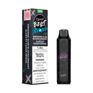 BEST SELLING FLAVOUR BEAST FIXX AWESOME ALOE BLACKCURRANT ICED AT MISTER VAPOR CANADA