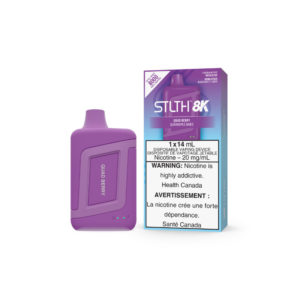 GET THE NEW STLTH BOX 8K QUAD BERRY DISPOSABLE STICK AT MISTER VAPRO TORONTO ONTARIO CANADA