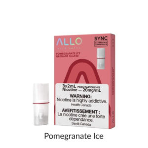 ALLO SYNC POMEGRANATE ICE POD (3PK) (STLTH COMPATIBLE) MISTER VAPOR TORONTO BURLINGTON