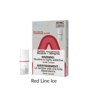 ALLO SYNC REDLINE ICE POD (3PK) (STLTH COMPATIBLE) MISTER VAPOR TORONTO BURLINGTON