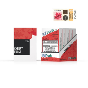 TOP 10 VAPE STORE SELLING Z PODS CHERRY FROST SUPREME NIC AT MISTER VAPOR QUEBEC CANADA