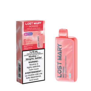 LOST MARY M010000 BLUE DRAGON FRUIT PEACH DISPOSABLE VAPE (10000 PUFF) QUEBEC, MONTREAL