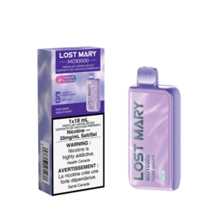 #1 LOST MARY MO10000 ROSE GRAPE DISPOSABLE VAPE 10000 PUFFS