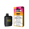 PEACH MANGO ICE STLTH LOOP 9K POD Experience juicy peach with ripe mango topping it off with a menthol hit making it a savoury blend Representing the pinnacle of excellence in the vaping realm, STLTH Loop 9K Pod boasts an impressive 17ML e-liquid capacity, providing an astonishing 9000 puffs per pod.